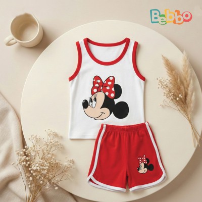 Premium Boys Sleeveless T-Shirt & Pant Set