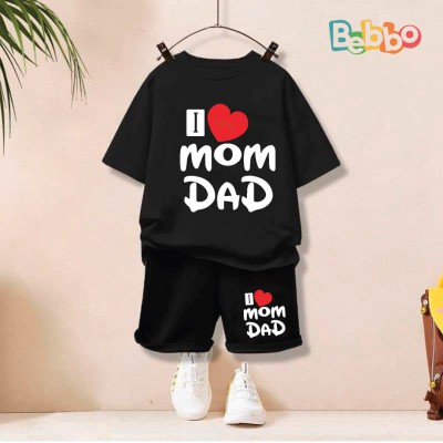 I Love Dad Printed Boys T-Shirt