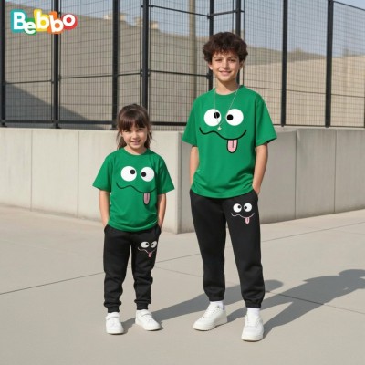 Kids’ Classic Matching T-Shirt & Pant Set – Boys & Girls