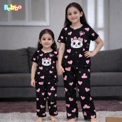 Girls’ Premium Matching T-Shirt & Pant Set