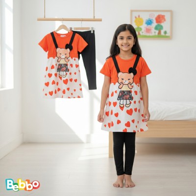 Girls’ Premium Frock & Pant Set