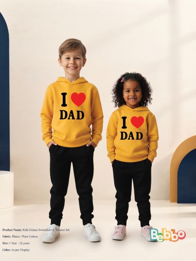 Kids Unisex Sweatshirt & Trouser Set