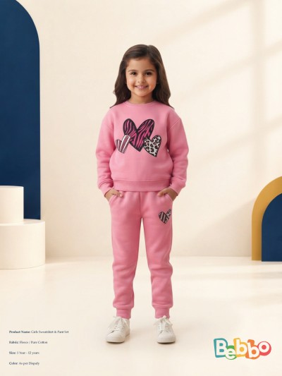 Girls Sweatshirt & Pant Set