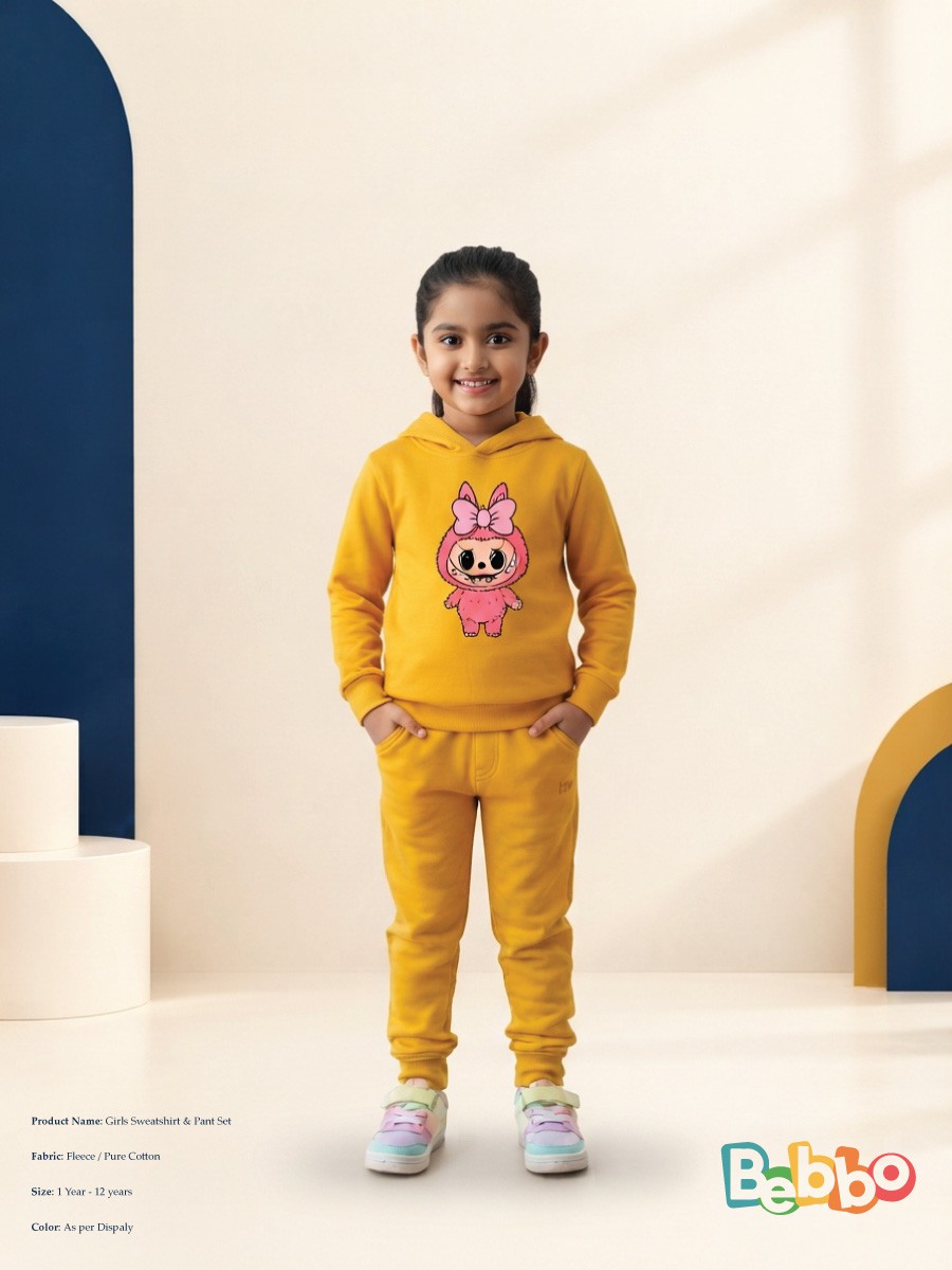 Girls Sweatshirt & Pant Set