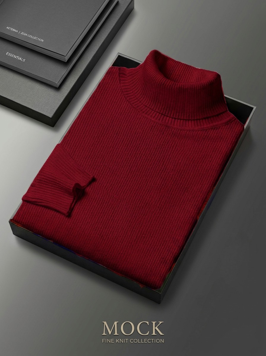 Men's High Neck Sweater – Stylish Winter Wear