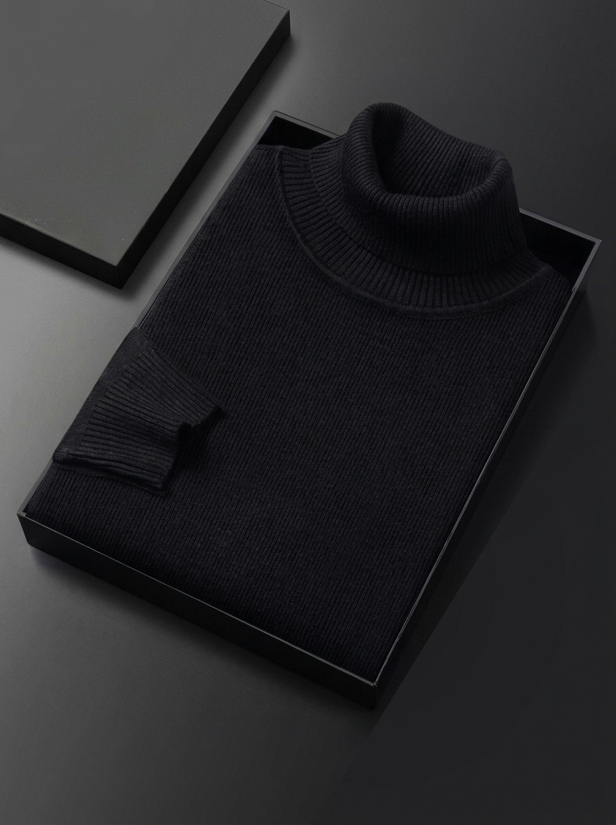 Boys' High Neck Sweater – Stylish Winter Wear