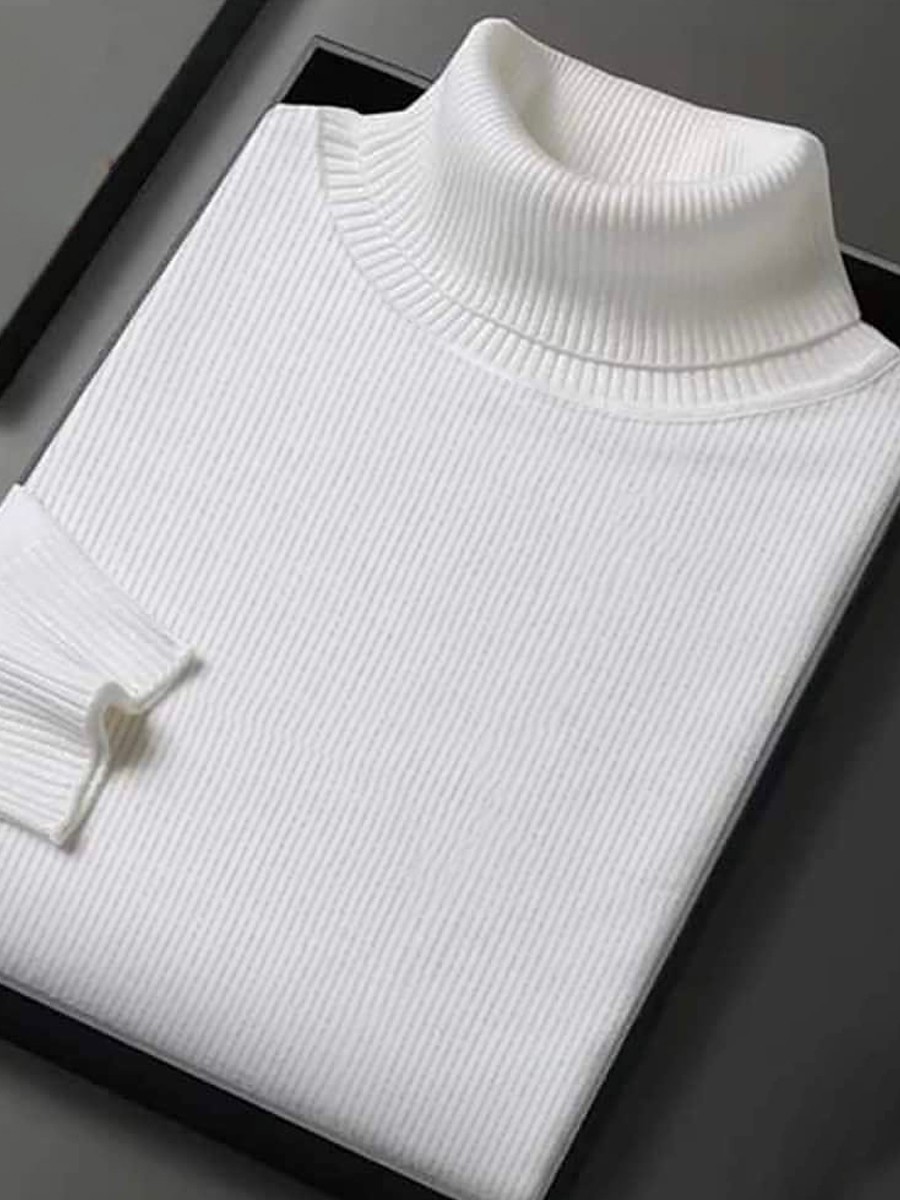 Girls' High Neck Sweater – Stylish Winter Wear